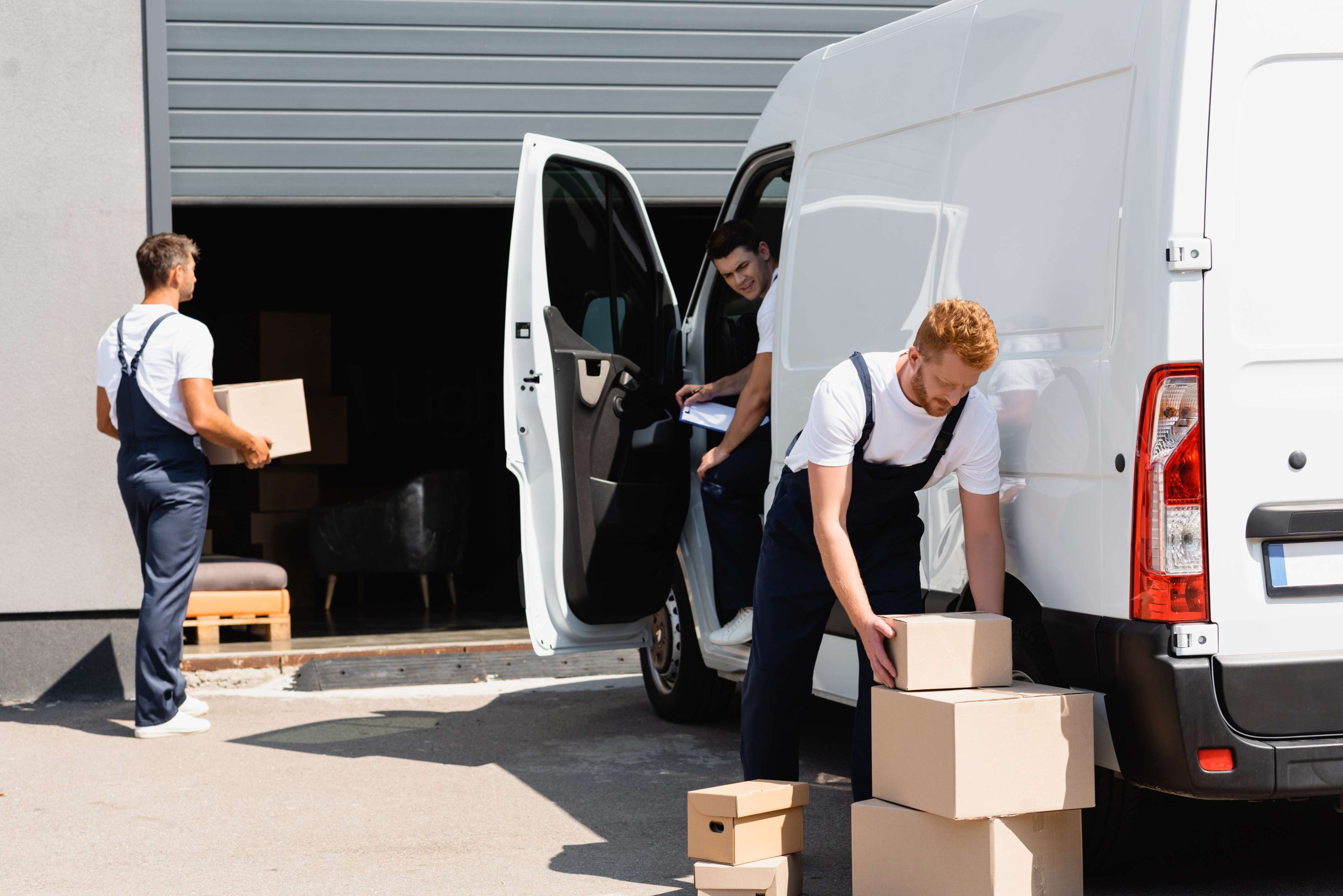 Easy Move vehicle prepared for a household relocation