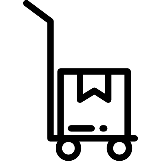 Household moving and furniture transport icon